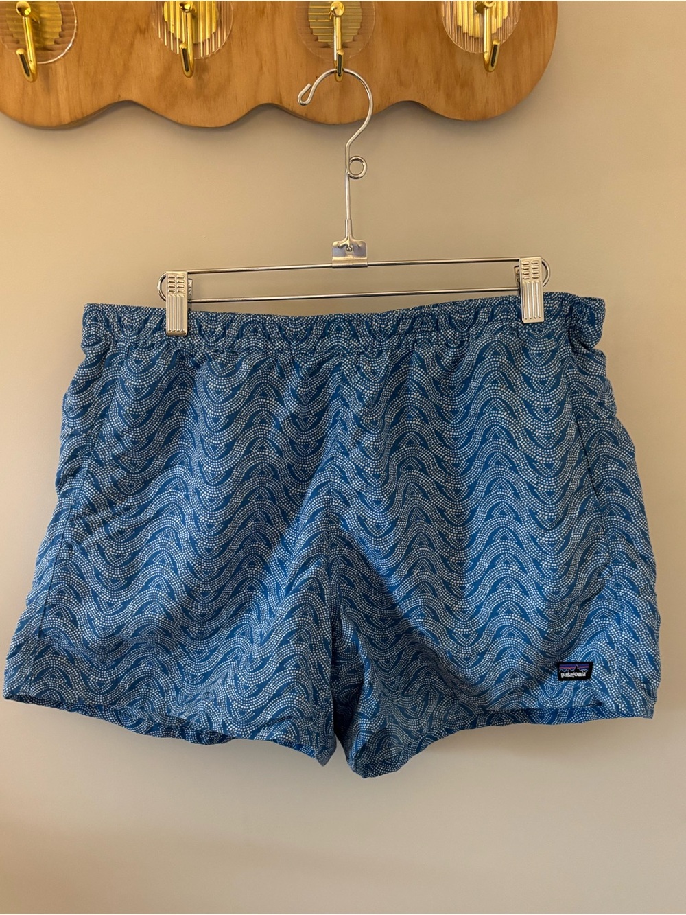 Patagonia | Women’s Blue Wave-Print Baggies